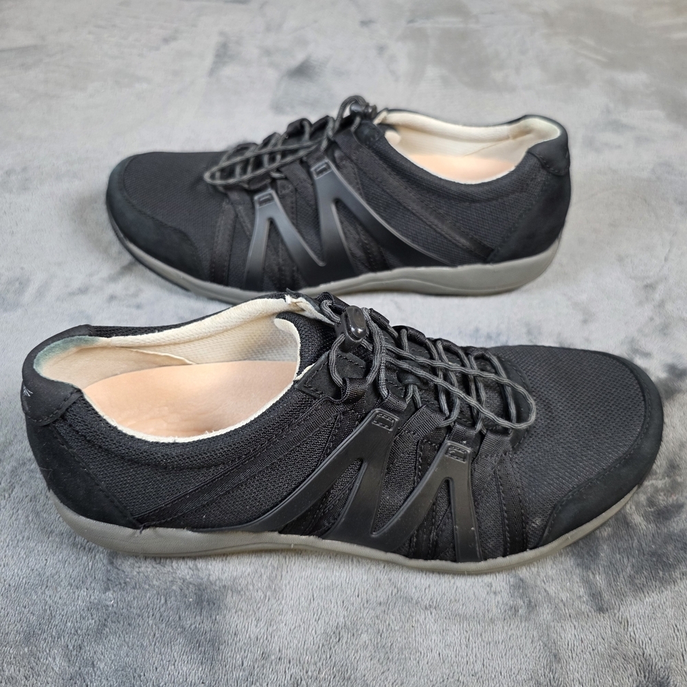 Dansko Henriette Shoes Women's 42 / 11.5 Black Suede Comfort Walking Sneaker - Picture 7 of 8